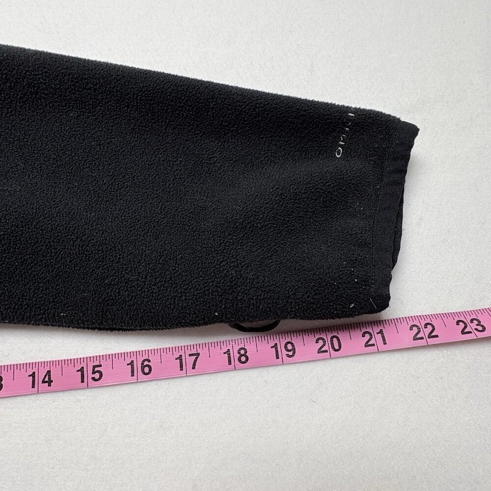 COLUMBIA Men Fleece Jacket Zip Collared Sz XL Black Outdoors Camping 48-24 - Picture 11 of 12